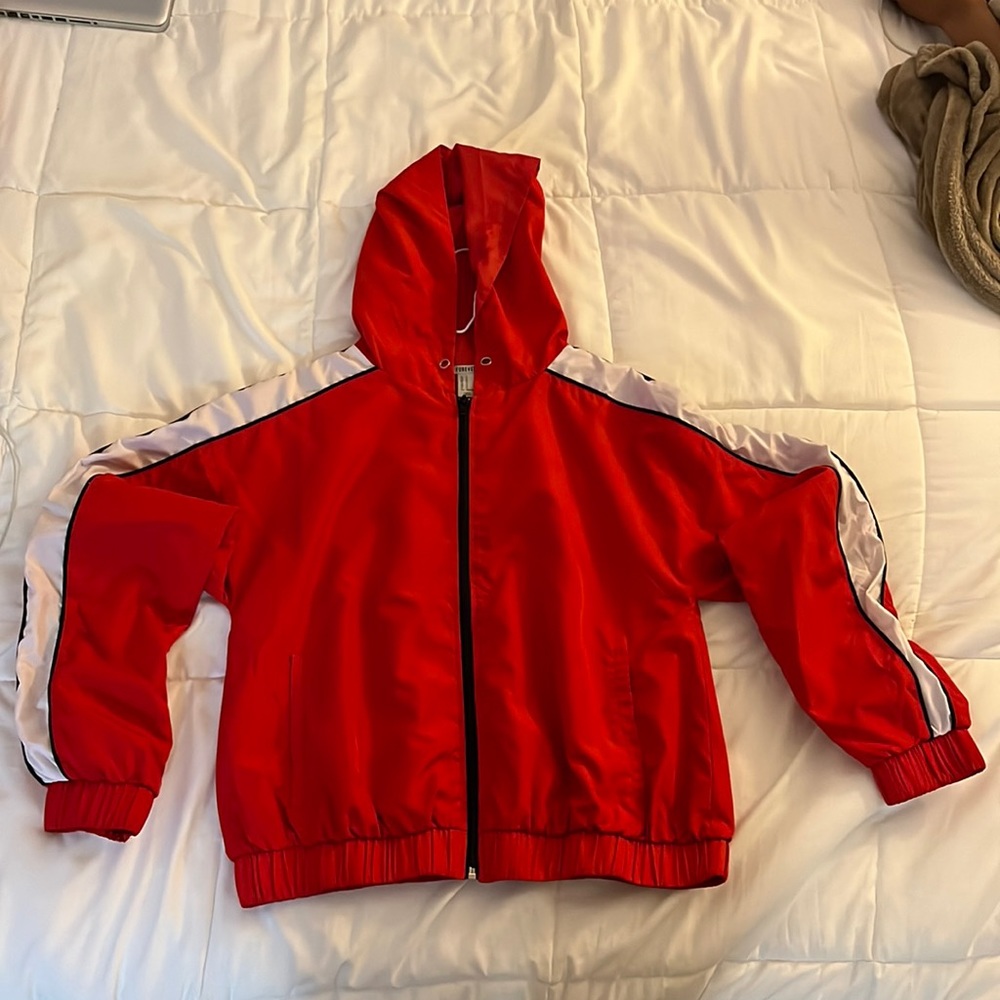 Red Bomber Jacket